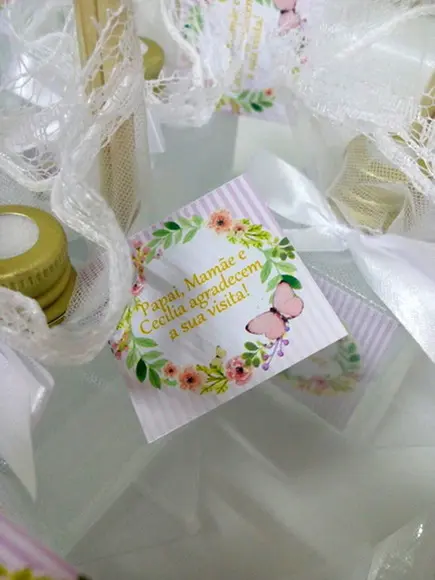 Aromatizador de Varetas 50ml / Lembrança Chá de Bebê