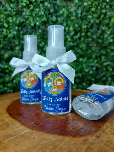 Home Spray 30ml Frasco Oval Pet / Natal Sagrada Família