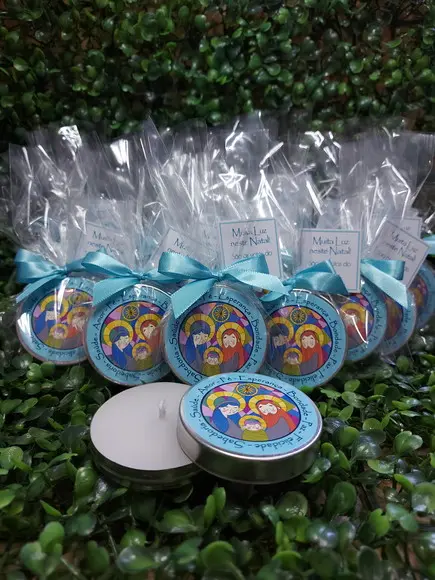 Latinha com Vela Aromatizada / Natal