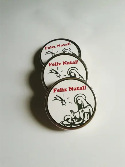 Latinha com Vela Aromatizada / Natal