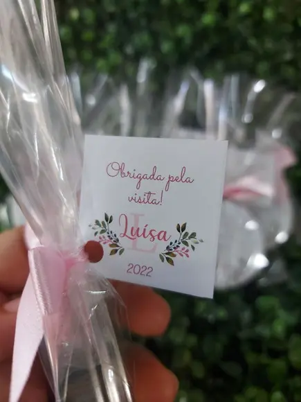 Latinha com Vela Aromatizada, Lembrança de Nascimento