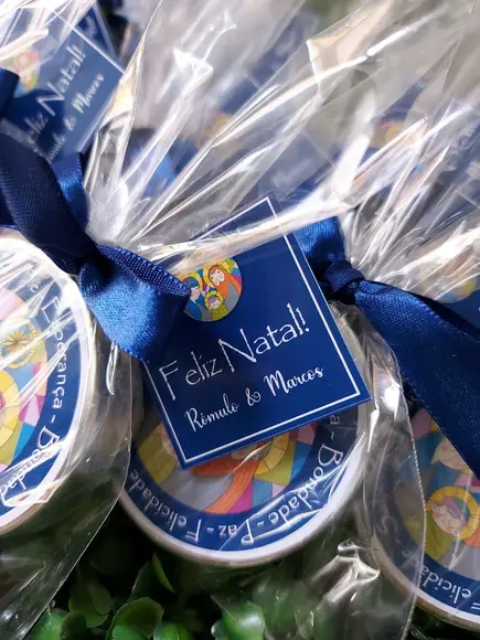 Latinha com Vela Aromatizada, Lembrança Natal