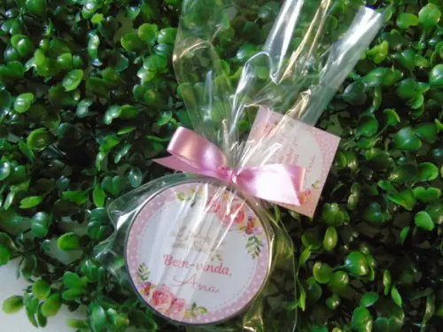 Latinha com Vela Aromatizada, Lembrança para Chá de Bebê