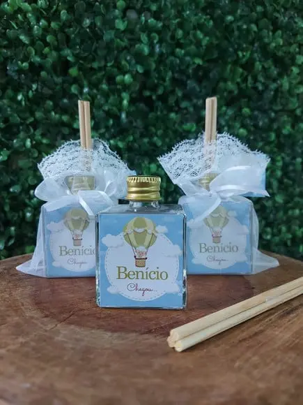 Lembrancinha Aromatizador 50ml/ Maternidade Ovelha no Balão