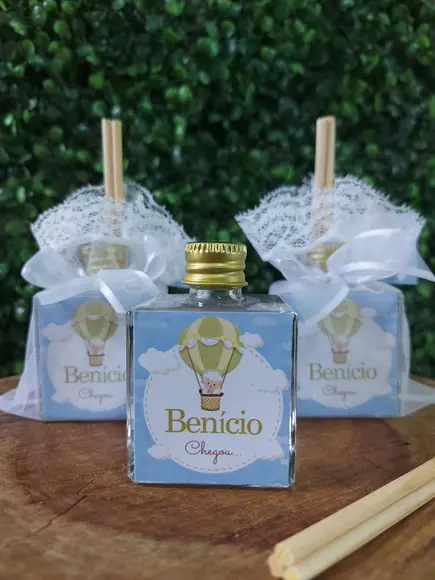 Lembrancinha Aromatizador 50ml/ Maternidade Ovelha no Balão