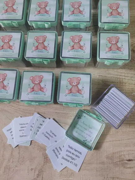 Lembrancinha Caixinha de Promessas - Lembrancinha Maternidad