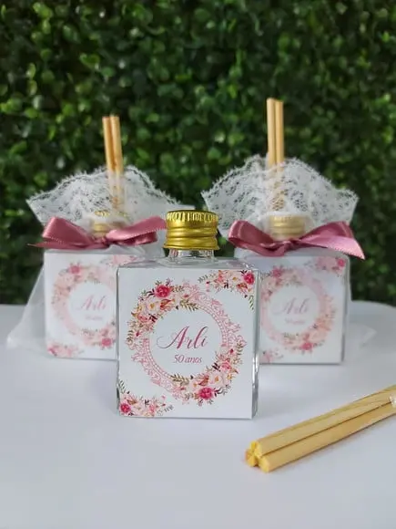 Lembrancinha de Aniversário 90 Anos - Aromatizador 50 Ml.