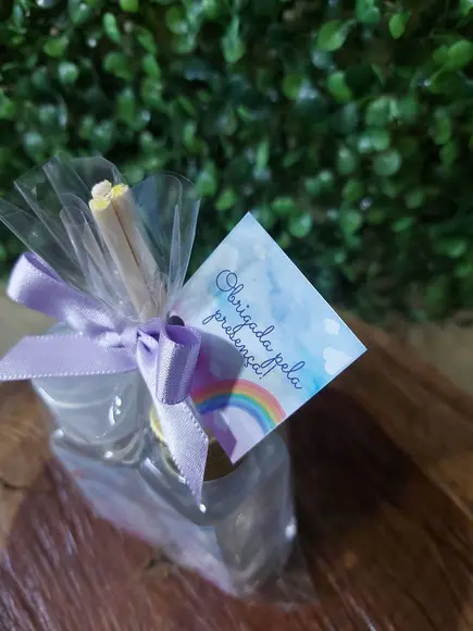 Lembrancinha de Aniversário. Álcool em Gel+aromatizador 40ml