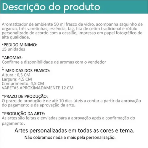 Lembrancinha maternidade / Aromatizador..