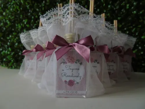 Mini Aromatizador Frasco de Vidro / Casamento 30 ml