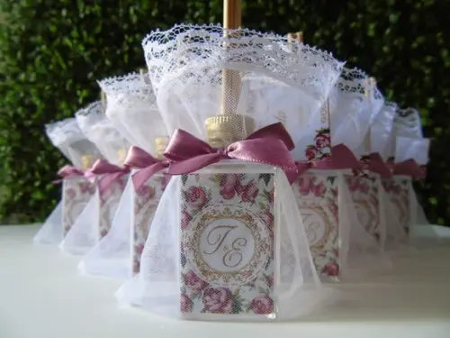Mini Aromatizador Frasco de Vidro / Casamento 30 ml