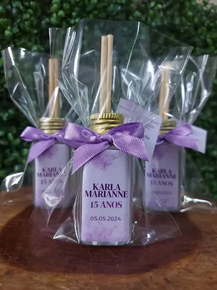 Promoção Aromatizador 40ml Frasco Pet - Lembrancinha 15 Anos