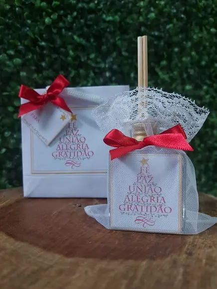 Sacolinha com Aromatizador 50ml Natal