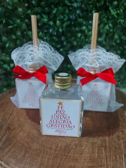 Sacolinha com Aromatizador 50ml Natal