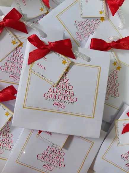Sacolinha com Aromatizador 50ml Natal