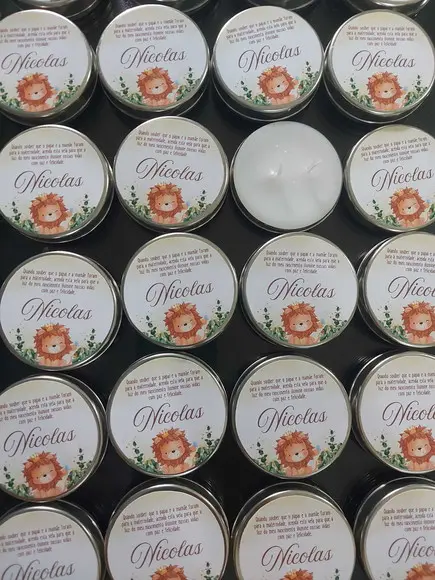 Vela Perfumada na Latinha / Leão