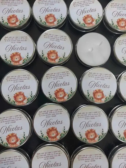 Vela Perfumada na Latinha / Leão
