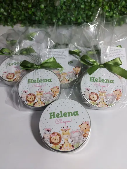 Vela Perfumada na Latinha/safari Rosa