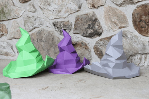 Chapéu Seletor - Arquivo de Corte Low Poly 3d (svg, Studio3)