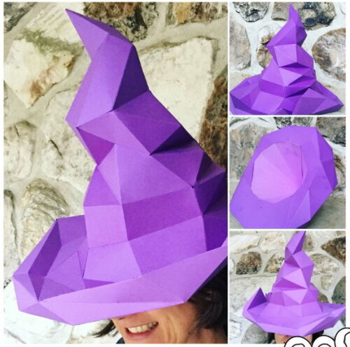 Chapéu Seletor - Arquivo de Corte Low Poly 3d (svg, Studio3)
