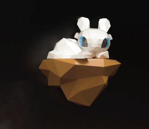 Filme Treinar Dragão - Arquivo de Corte Low Poly 3d (em Pdf)