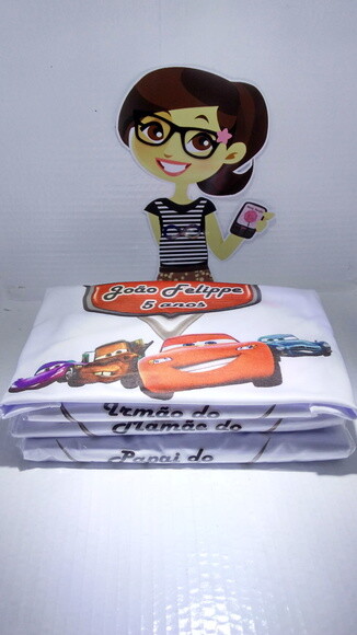 3 Camiseta personalizada carros disney