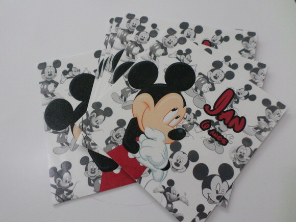 Adesivo para Caixa mdf Mickey