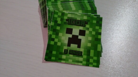 Adesivo para caixa mdf minecrafit