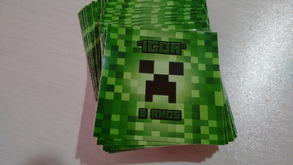 Adesivo para caixa mdf minecrafit