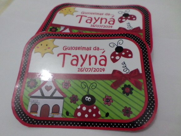 Adesivo Personalizado para Marmitinha