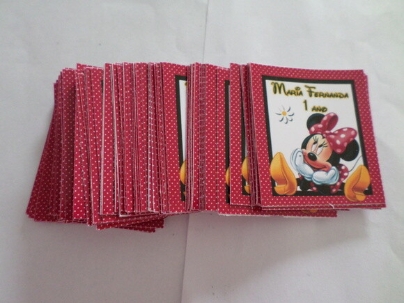 Adesivos para Caixa mdf Minie