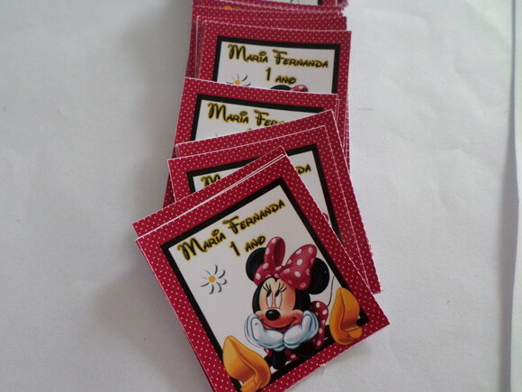 Adesivos para Caixa mdf Minie