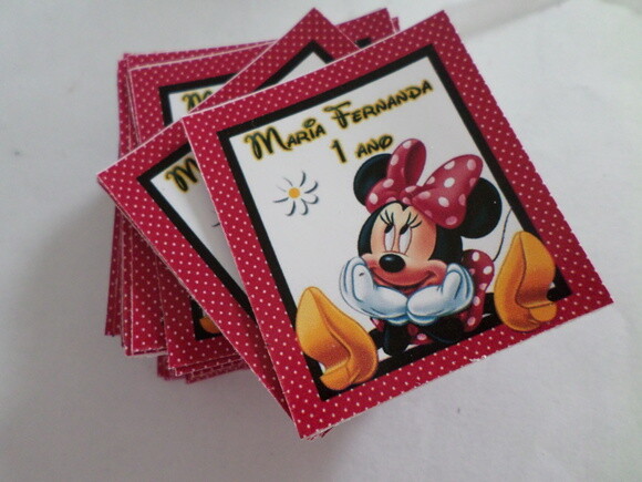 Adesivos para Caixa mdf Minie
