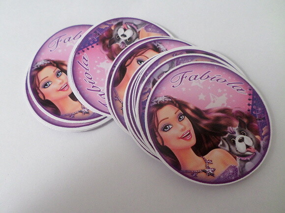 Adesivos Para Latinha DA BARBIE