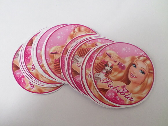 Adesivos Para Latinha DA BARBIE