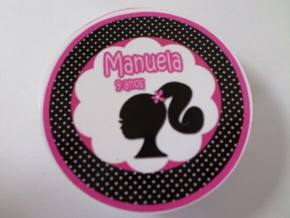 Adesivos Para Latinha DA BARBIE