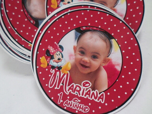 Adesivos  Para Latinha Da Minie