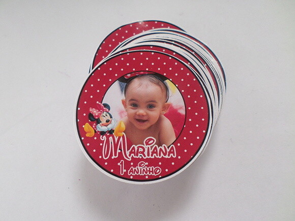 Adesivos  Para Latinha Da Minie