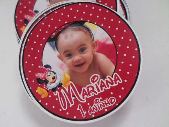 Adesivos  Para Latinha Da Minie