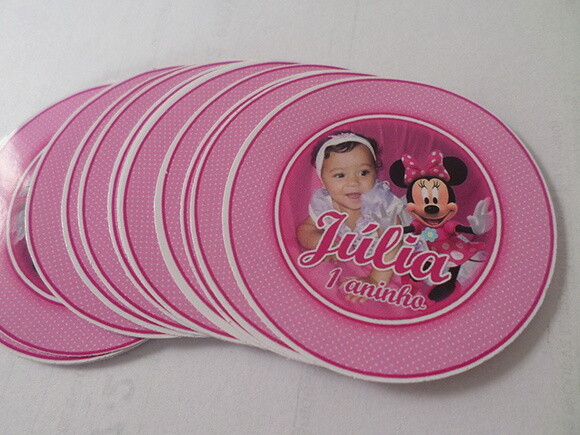 Adesivos  Para Latinha Da Minie