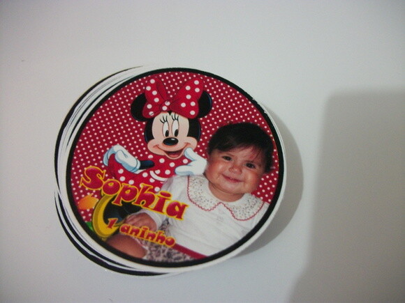 Adesivos  Para Latinha Da Minie