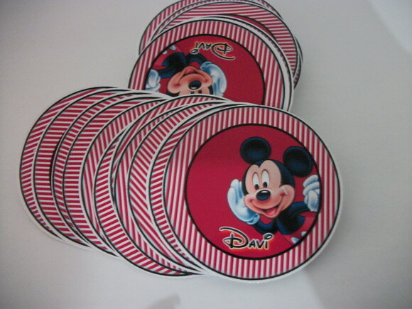 Adesivos  Para Latinha Mickey
