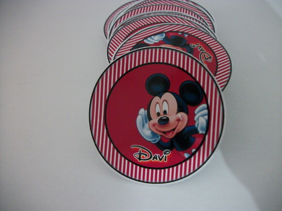 Adesivos  Para Latinha Mickey