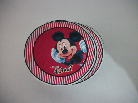 Adesivos  Para Latinha Mickey