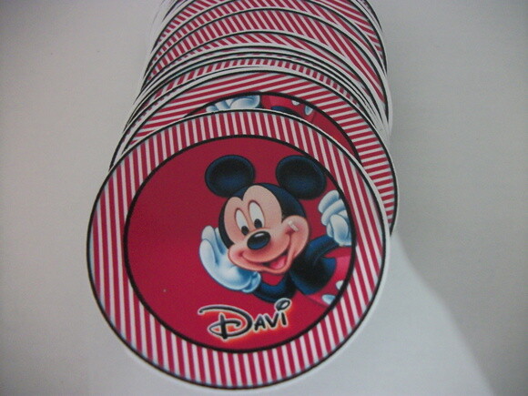 Adesivos  Para Latinha Mickey