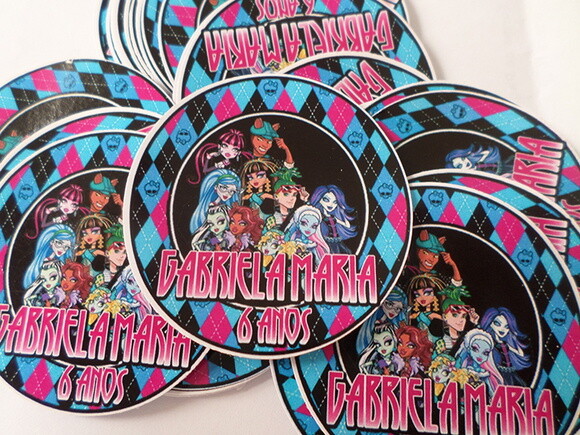 Adesivos Para Latinha monster high