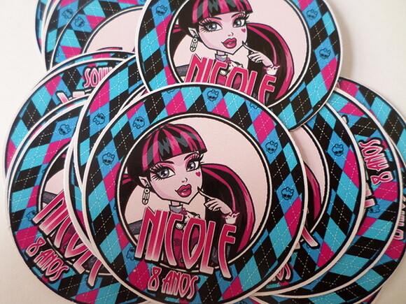Adesivos Para Latinha monster high
