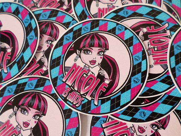 Adesivos Para Latinha monster high