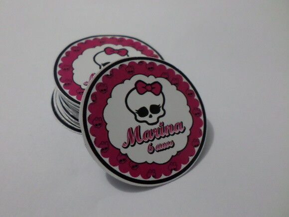 Adesivos Para Latinha Monster High