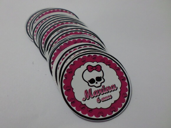 Adesivos Para Latinha Monster High